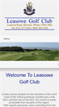 Mobile Screenshot of leasowegolfclub.co.uk